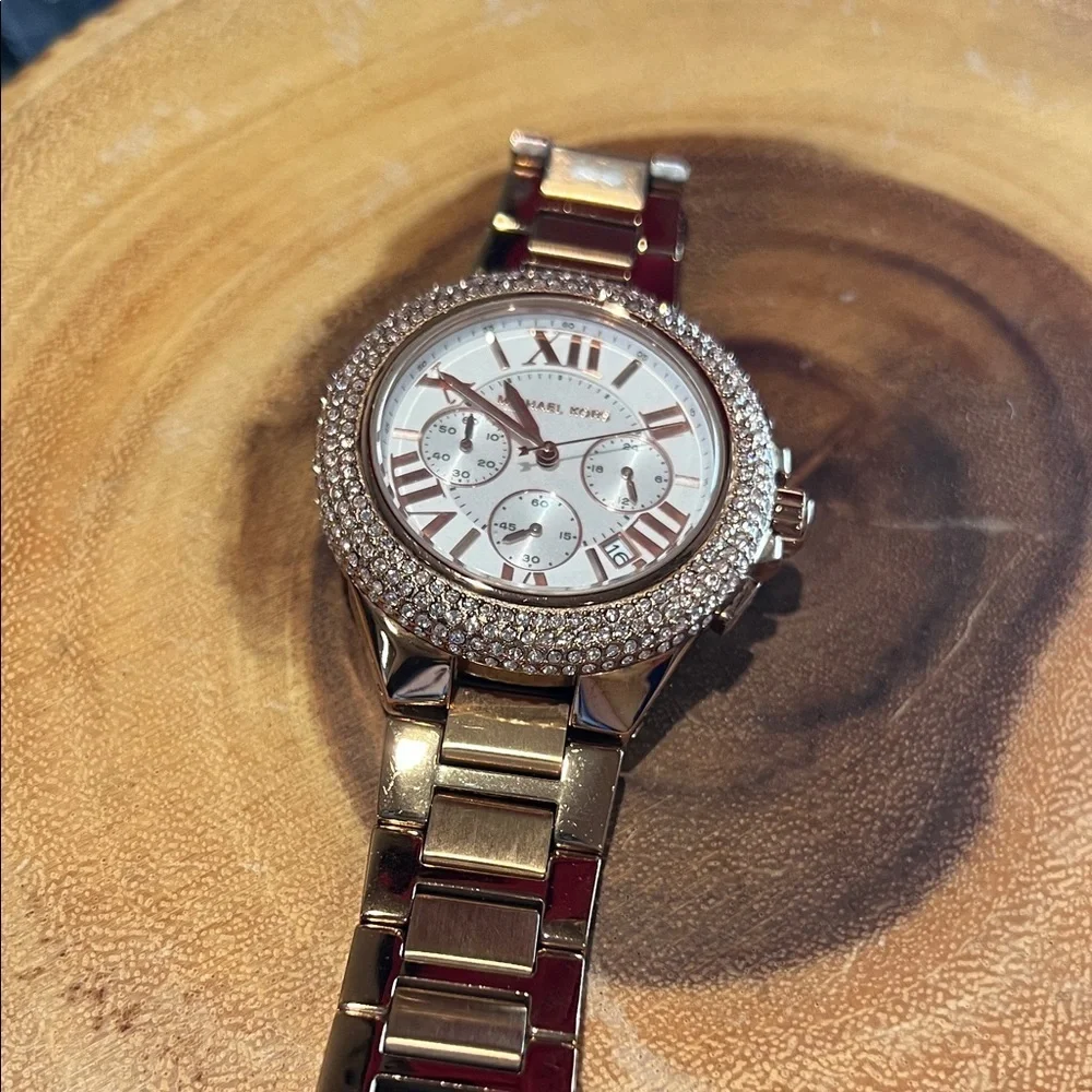 Michael Kors Women’s Gold-Tone Bracelet Watch